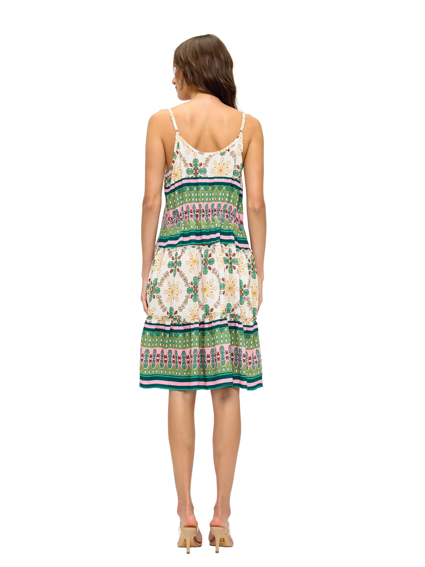 Breezy Boho Ruffled Dress