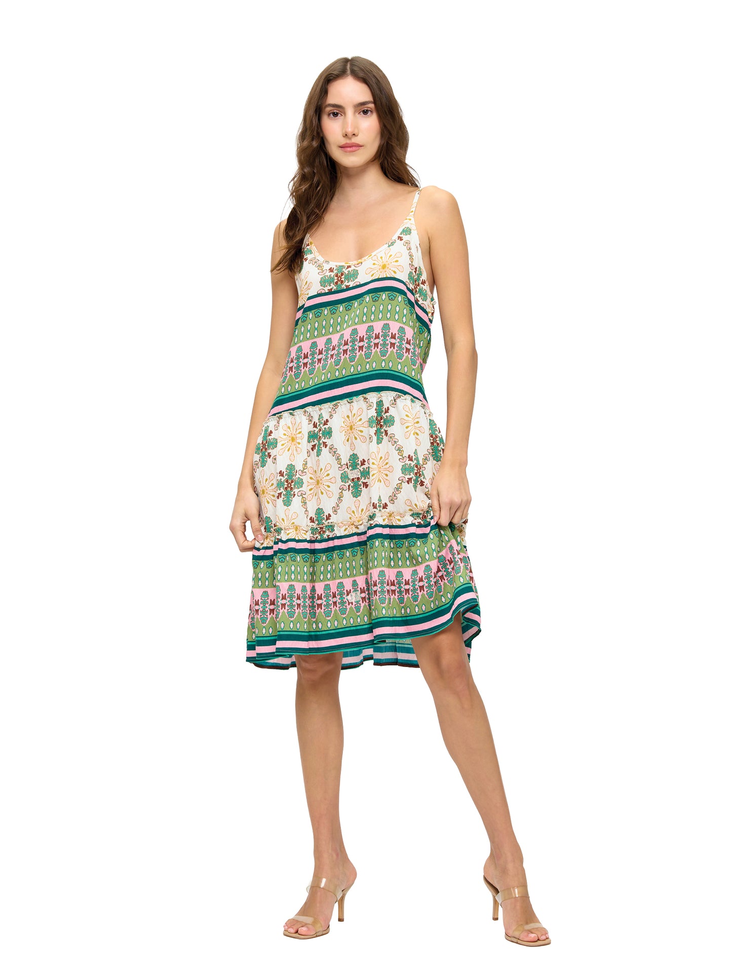 Breezy Boho Ruffled Dress