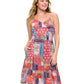 Flowy Bohemian Ruffled Dress