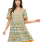 Garden Bloom Gypsy Empire Dress