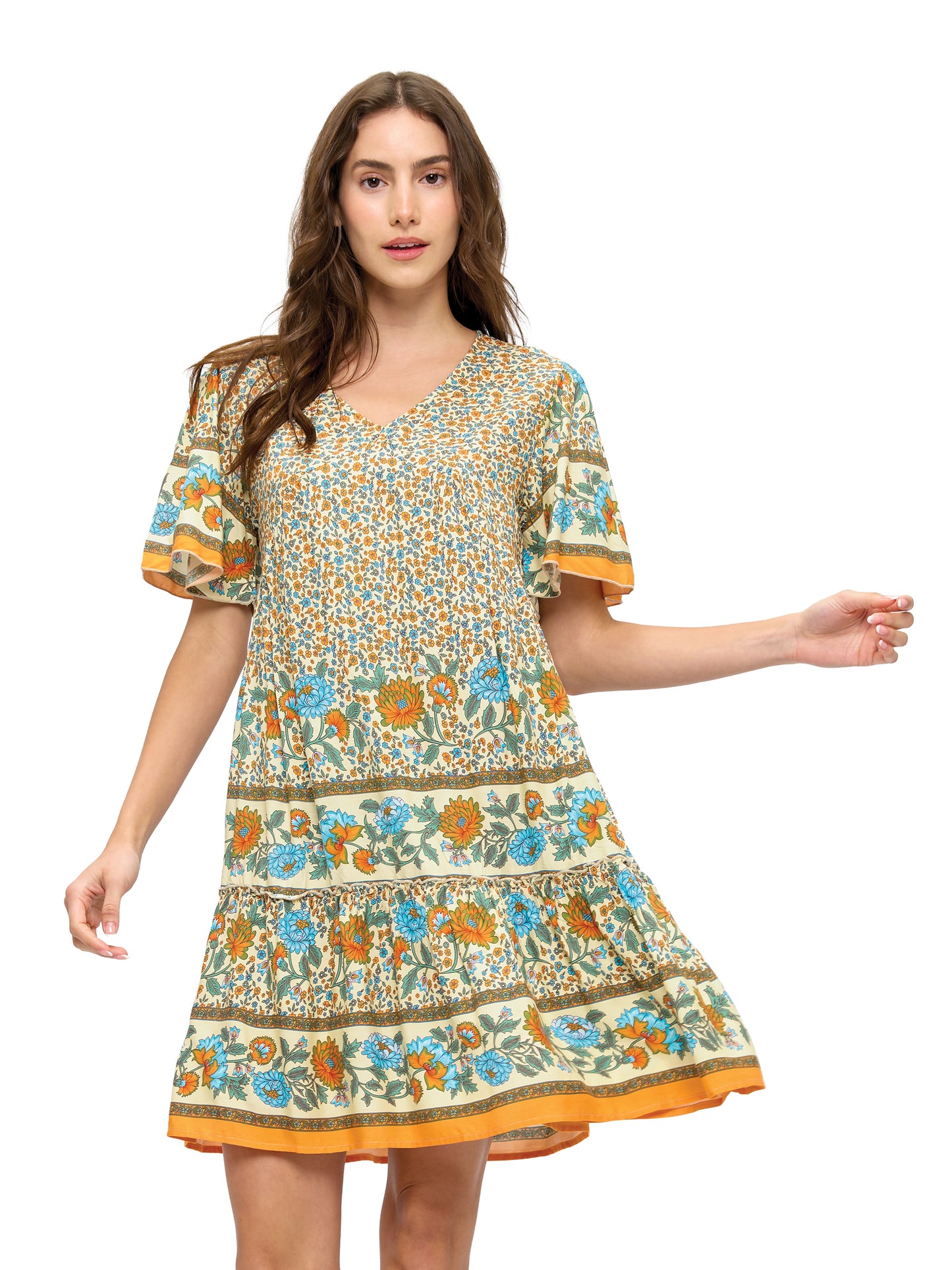 Garden Bloom Gypsy Empire Dress