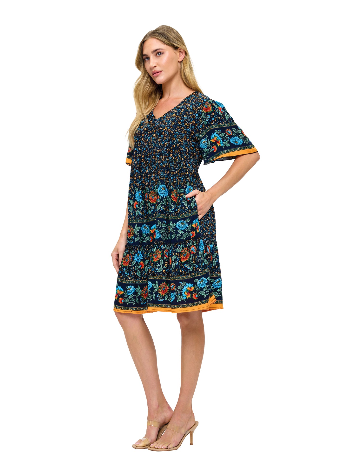 Garden Bloom Gypsy Empire Dress