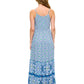 Resort Boho Floral Tiered Maxi Dress