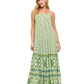 Resort Boho Floral Tiered Maxi Dress