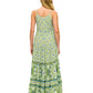 Resort Boho Floral Tiered Maxi Dress