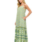 Resort Boho Floral Tiered Maxi Dress