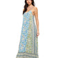 Flowy Floral A-Line Maxi Dress