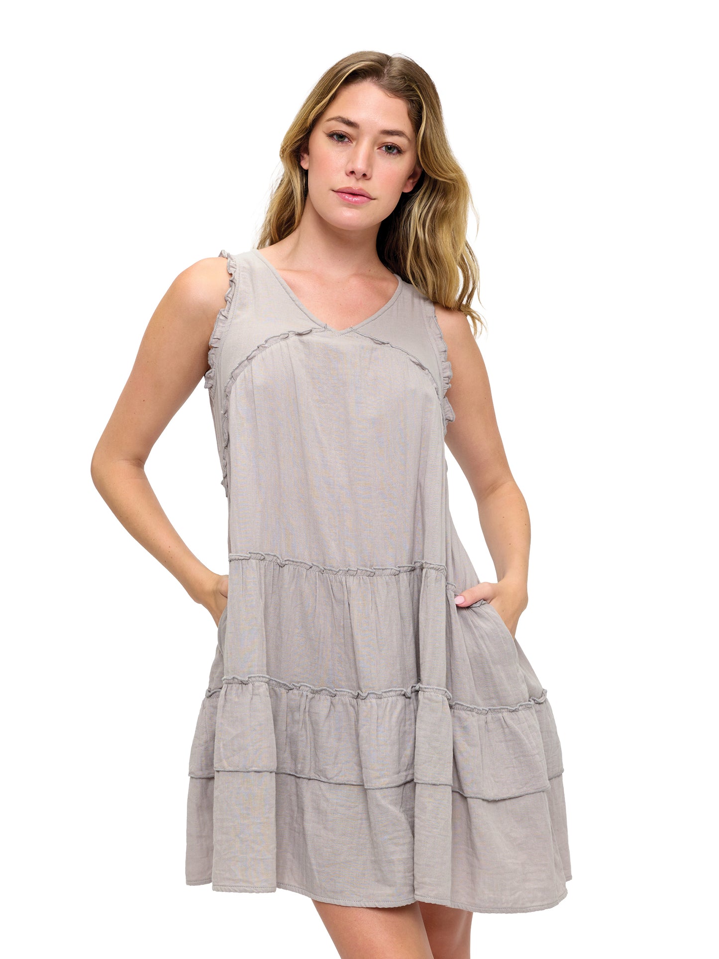 Everyday Boho Tiered Cotton Dress
