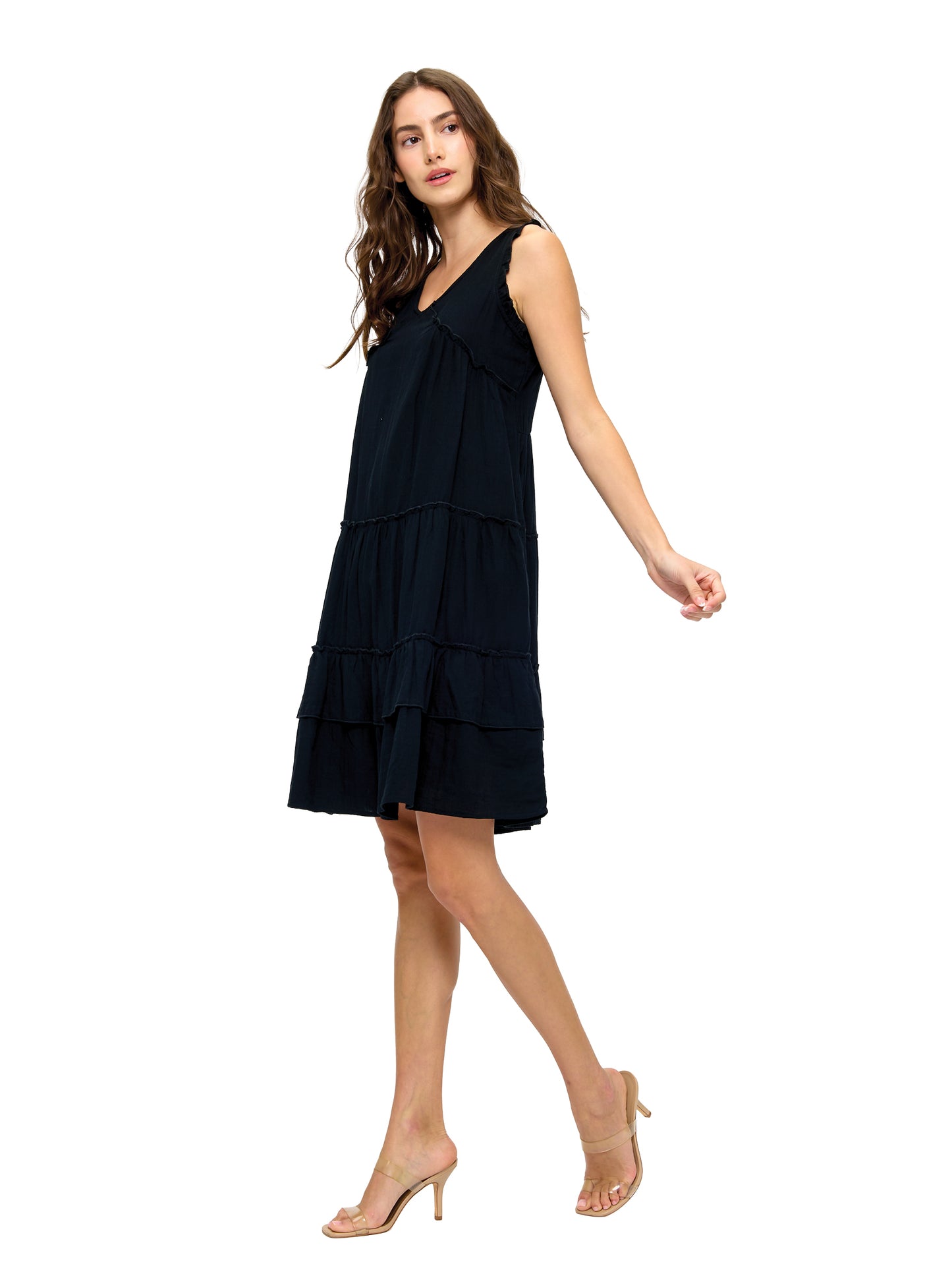 Everyday Boho Tiered Cotton Dress