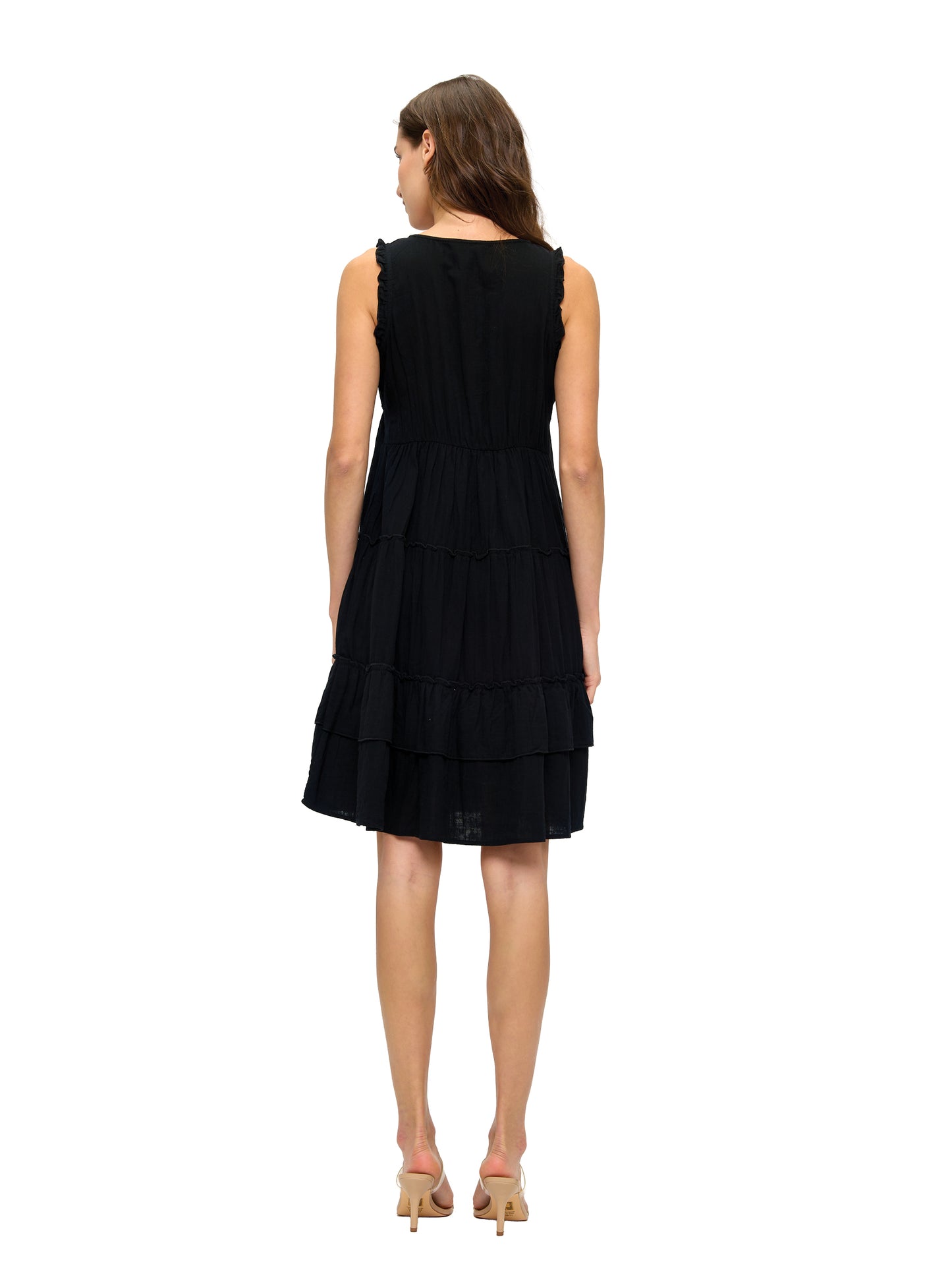 Everyday Boho Tiered Cotton Dress