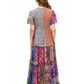 Bohemian Floral Tiered Mixi Dress