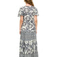 Boho Paisley Tiered Maxi Dress