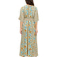 Garden Blossom Boho Smock Maxi Dress