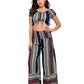 Breezy Boho Striped Smock Palazzo Pants