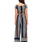 Breezy Boho Striped Smock Palazzo Pants