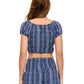 Bohemian Adjustable Striped Crop Top (Copy)