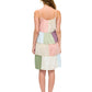 Flowy Tiered Colorblock Patchwork Dress