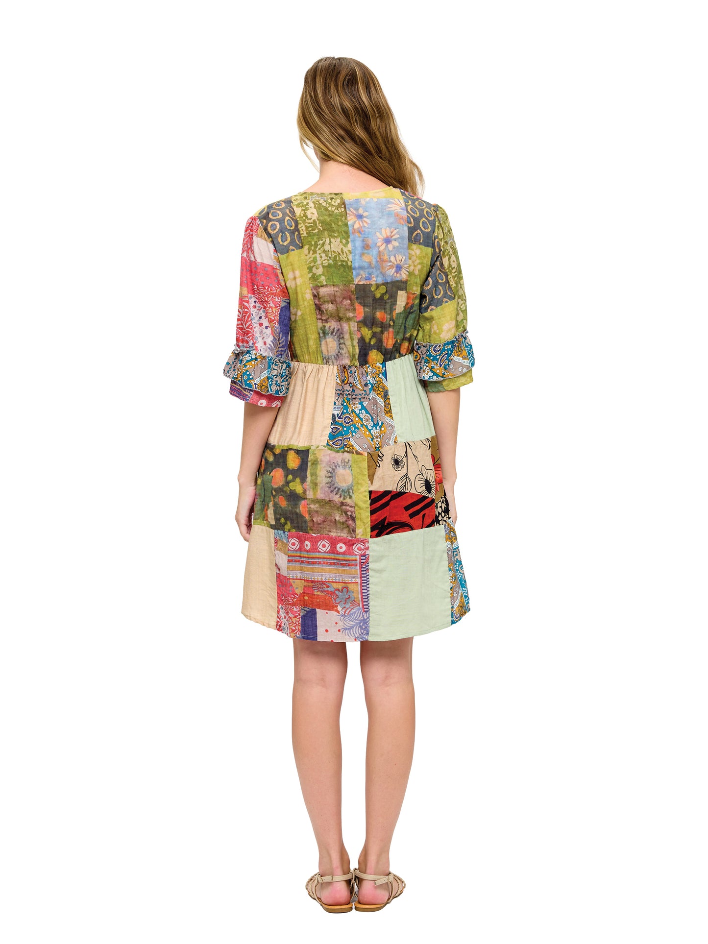 Bohemian Patchwork Dress