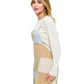 Colorblock Boho Overall Pastel Tones