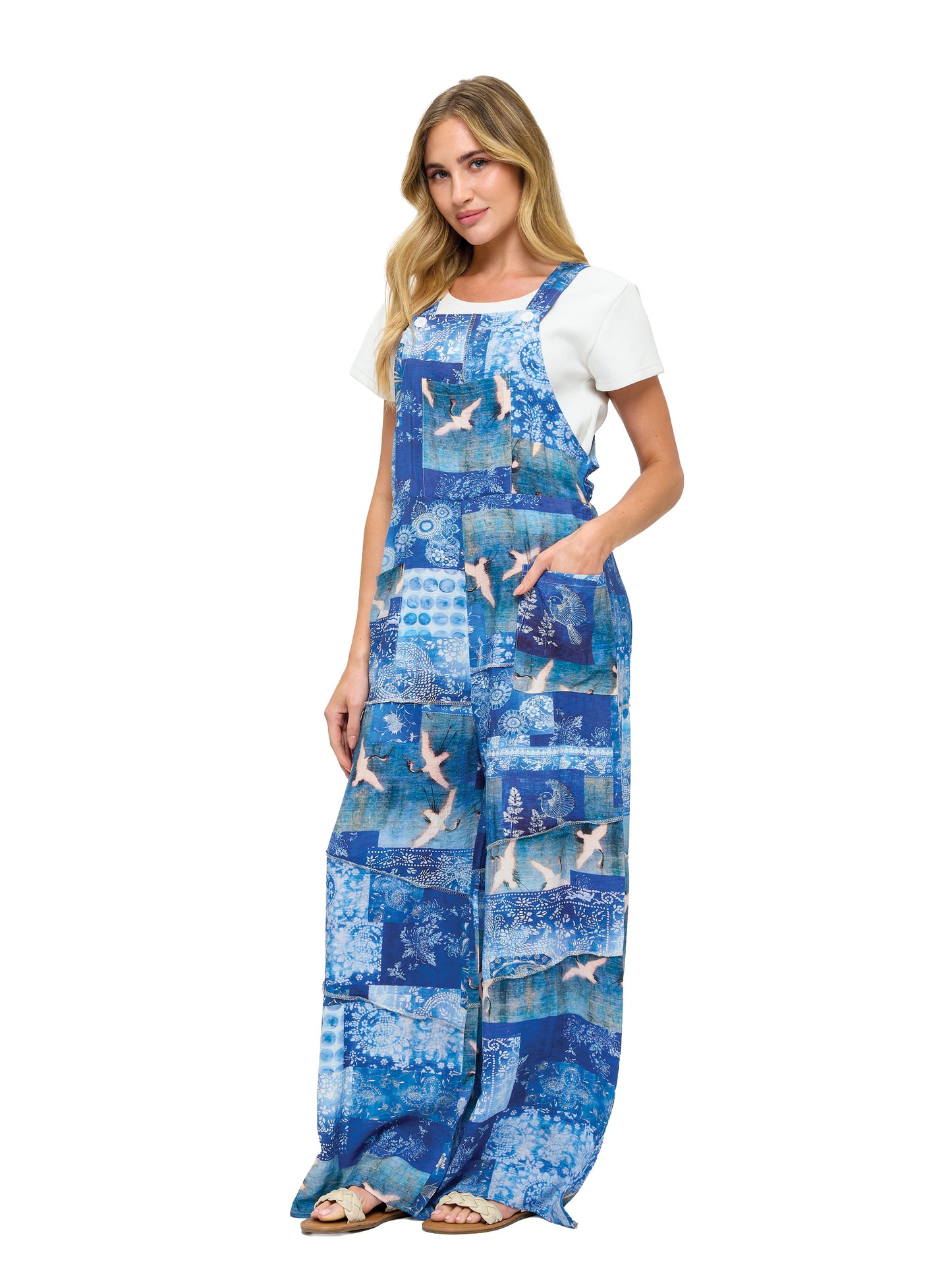 Boho Overall Beach & Birds Inspired
