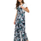 Boho Patchwork Print Overall