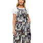 Boho Patchwork Print Overall