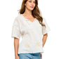 Loose Fit Boho Embroidered Lace Tunic