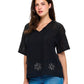 Loose Fit Boho Embroidered Lace Tunic
