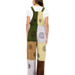 Boho Patchwork Overall Razor Cut Hand Painted