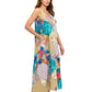 Boho Hippie Patchwork Midi Dress