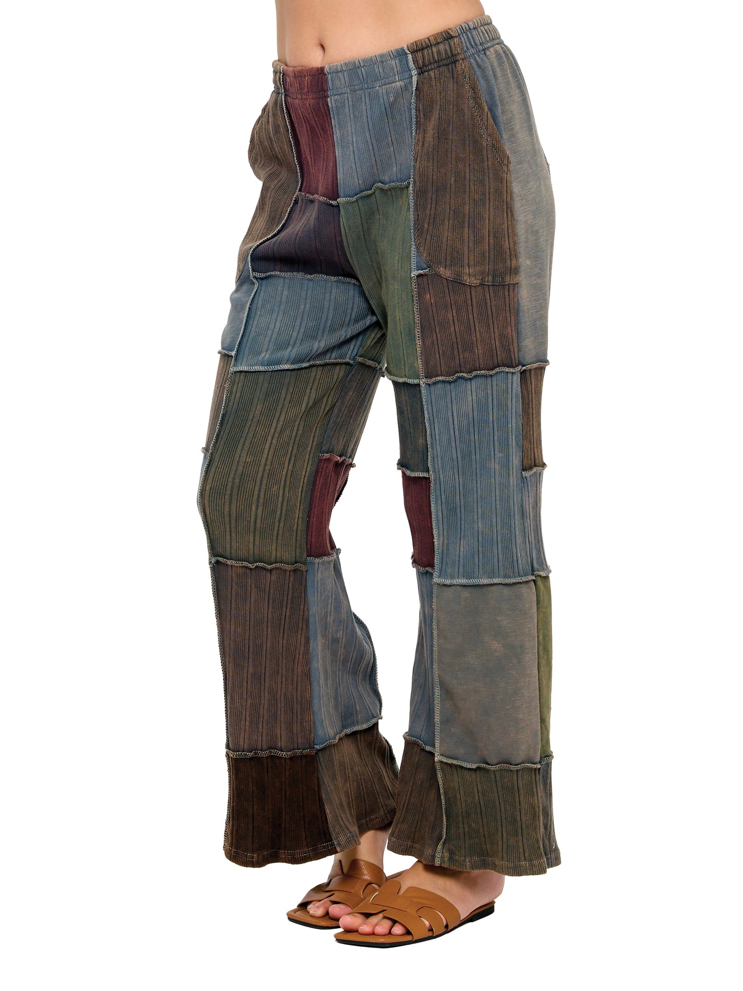 Hippie Patchwork Vintage Washed Pants