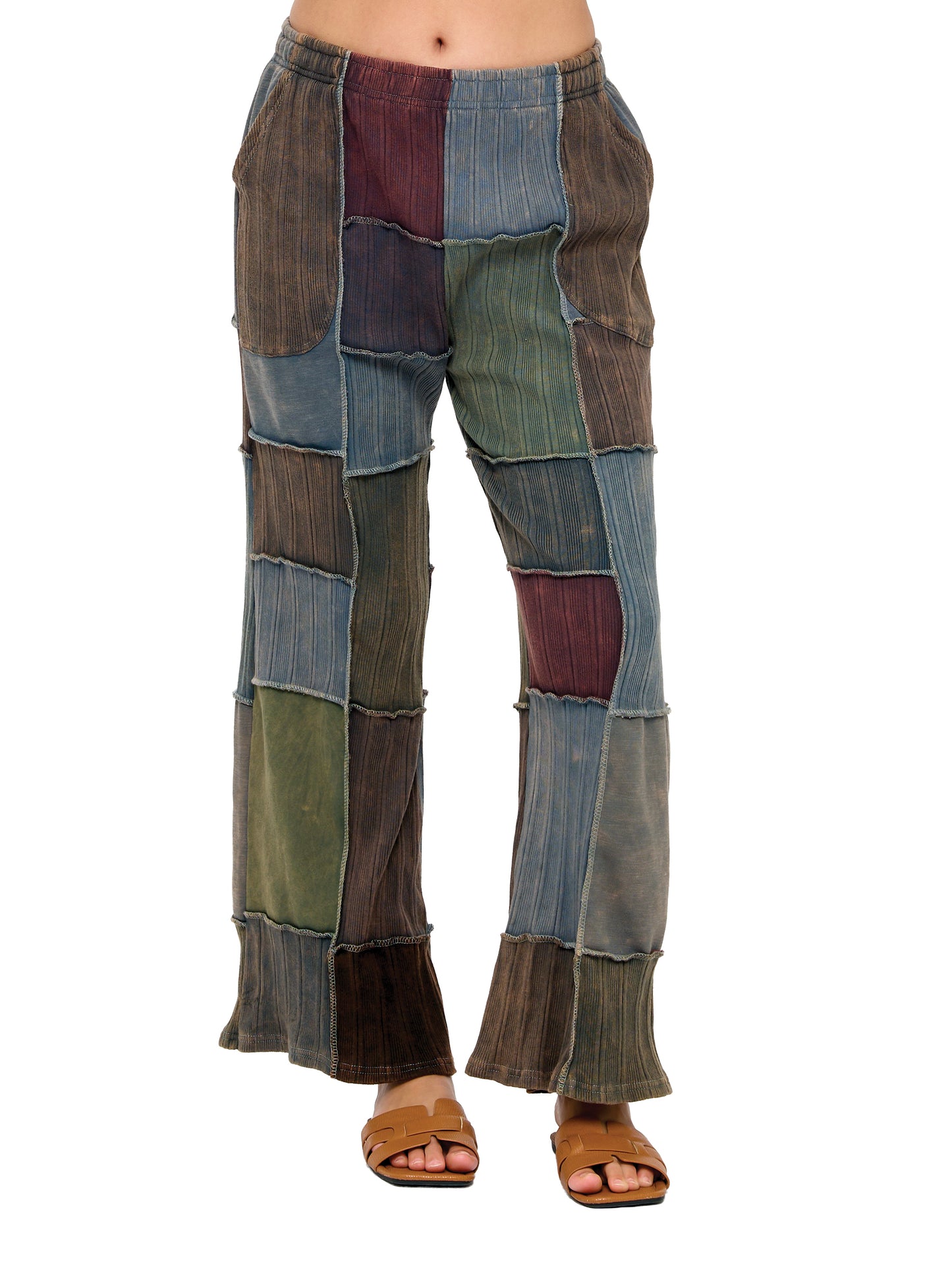 Hippie Patchwork Vintage Washed Pants