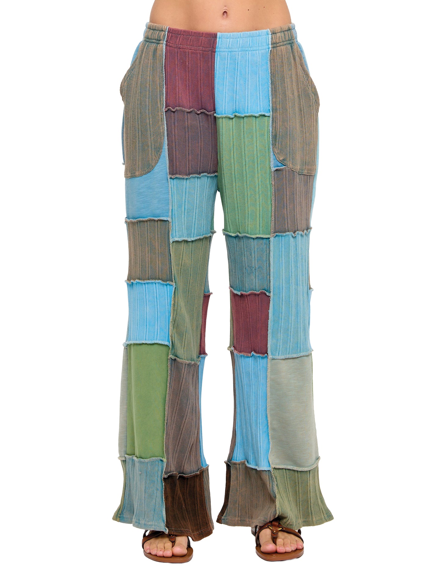 Hippie Patchwork Vintage Washed Pants