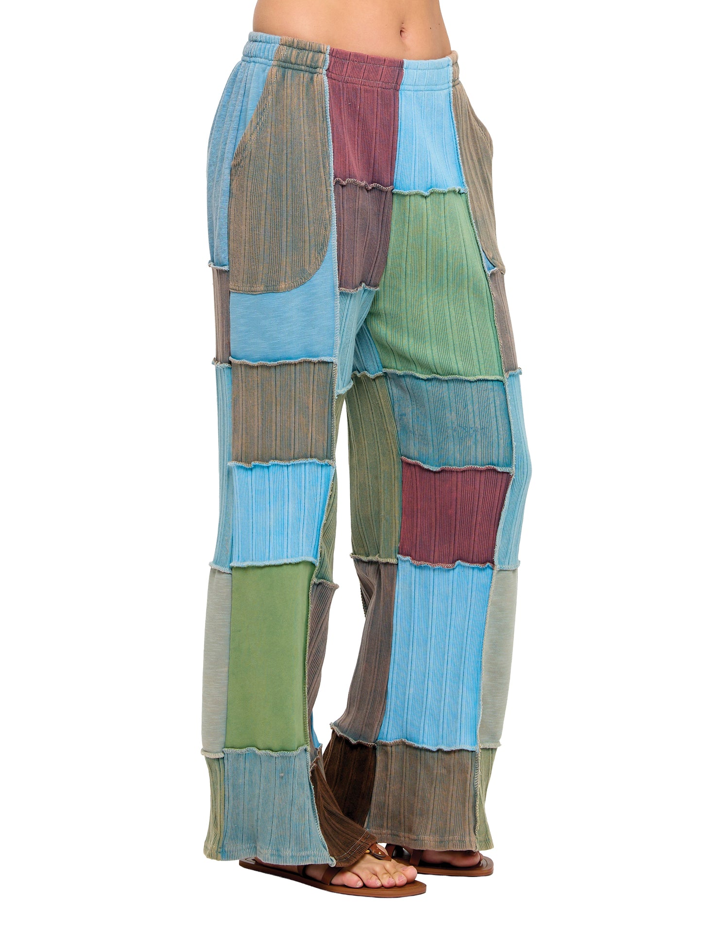 Hippie Patchwork Vintage Washed Pants