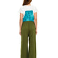 Hippie Wide Leg Tie Dye Patch Overall
