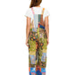 Hippie Boho Print Patchwork Overall