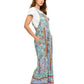 Boho Floral Blossom Patchwork Overall