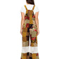 Vintage Look Floral Patchwork Lace Overall