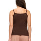 Tank Top Floral Patchwork Razor-Cut Embroidered