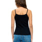 Boho Razor Cut Patch Embroidered Tank Top