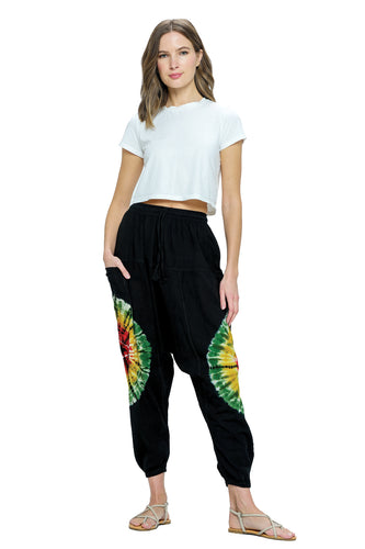 Rasta Harem Pants Tie Dye