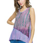 Tank Top Tie Dye Lace