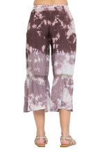 Tie Dye Pants Tiered Ruffle