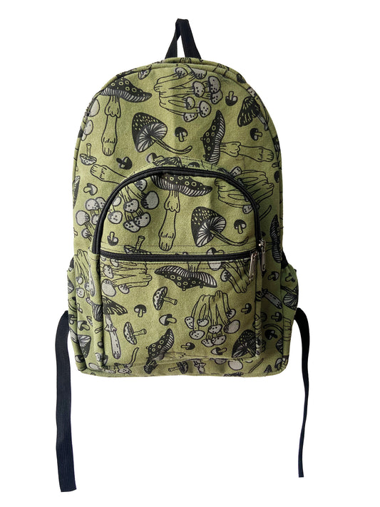 Backpack Mushroom Print