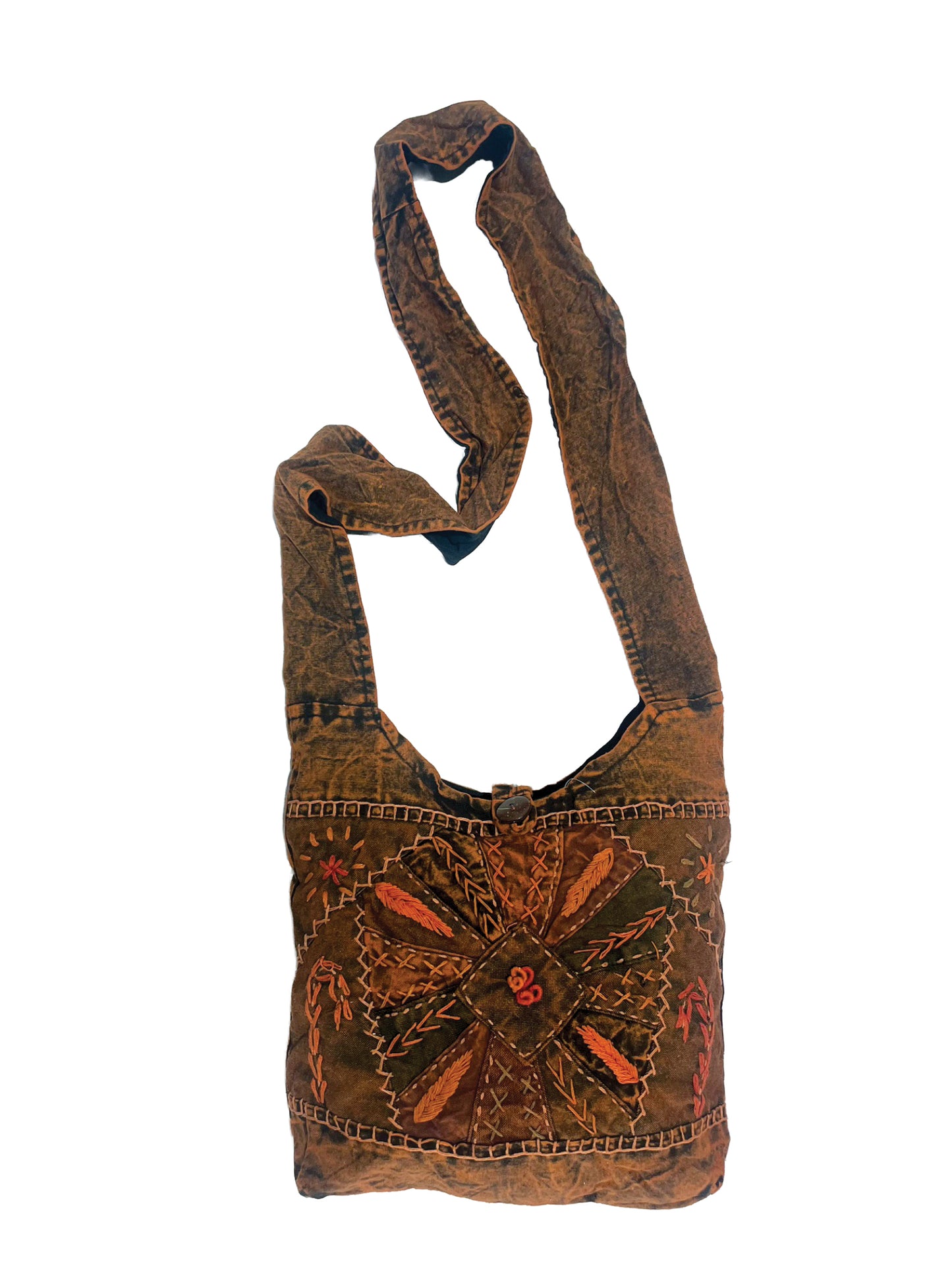 Boho Crossbody Vintage Wash