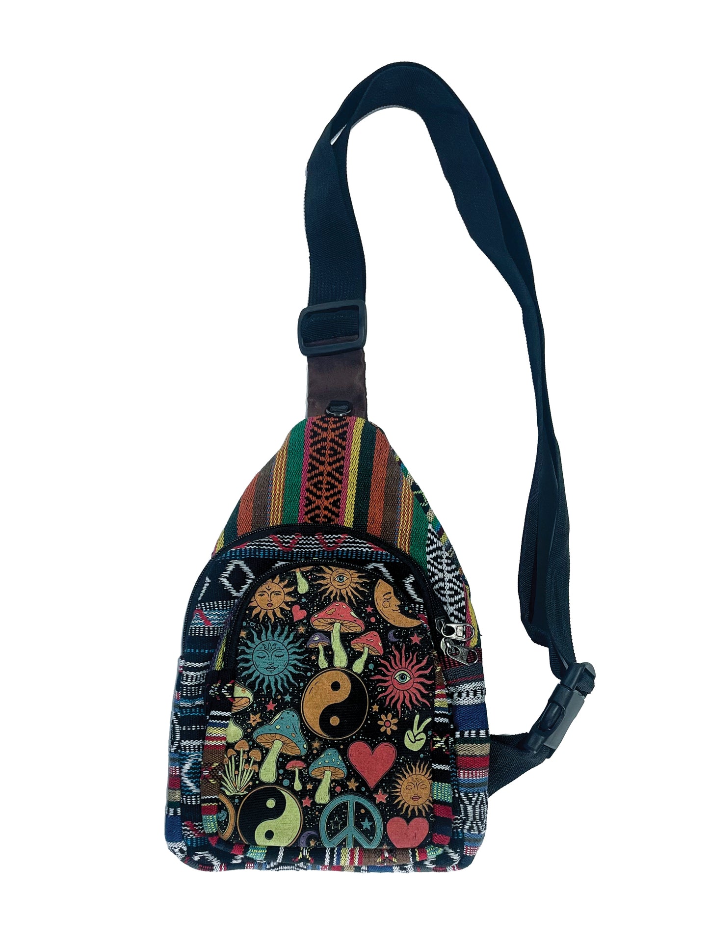 Mushroom Sling Bag Gheri Yin & Yang Multi Print