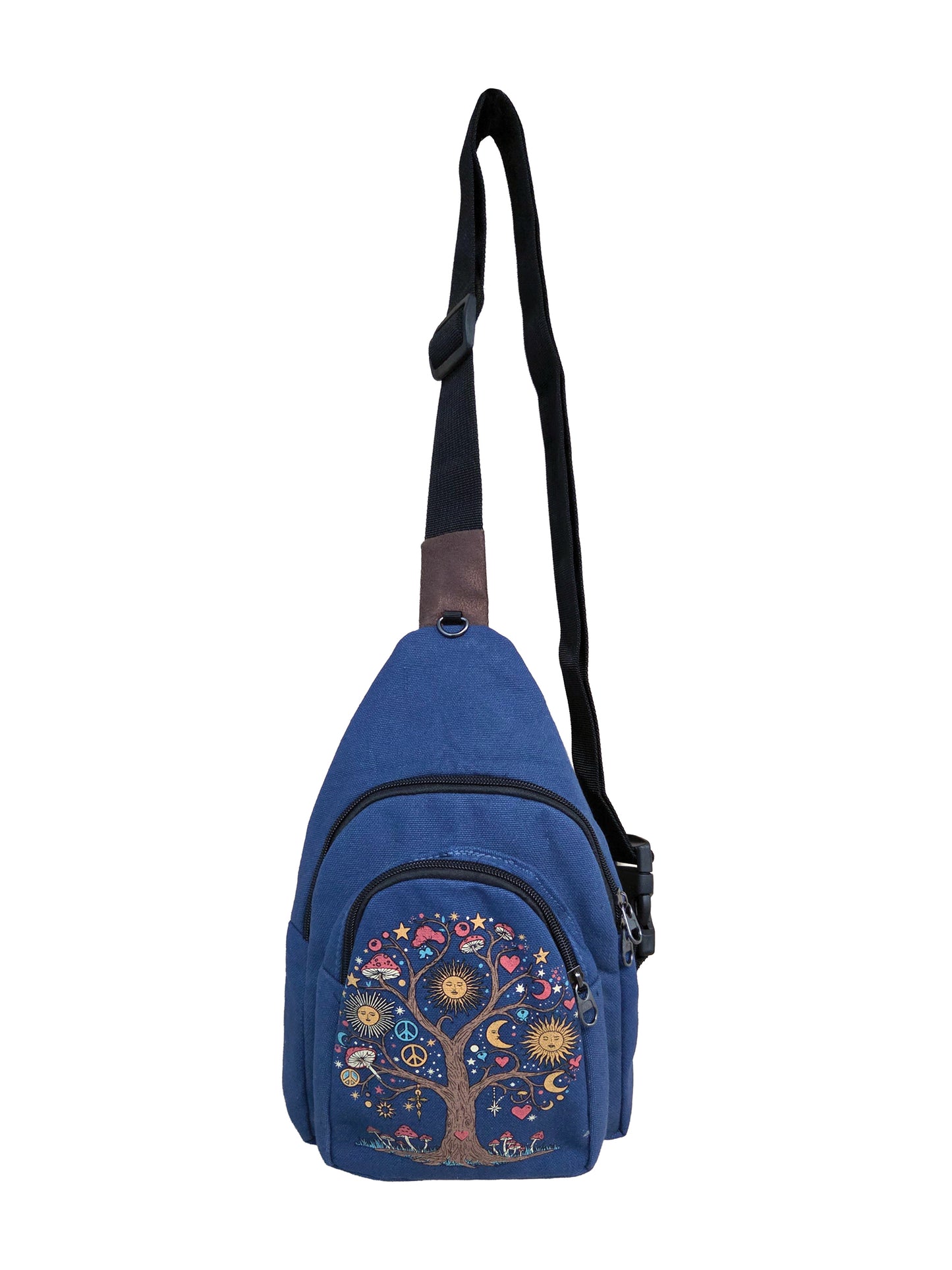 Tree of Life Celestial Print Sling Bag