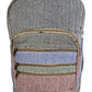 Backpack Color block Multicolor Cotton