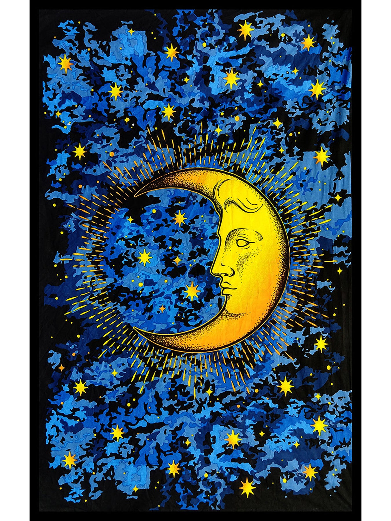 Night Sky Moon Tapestry