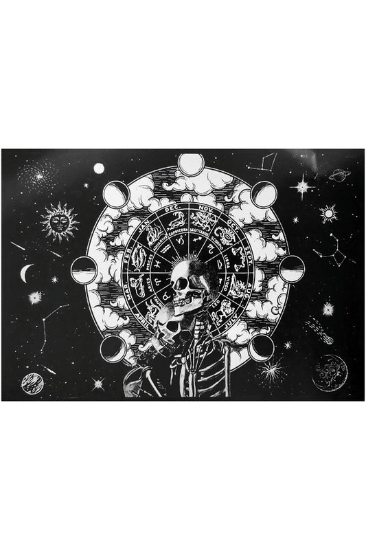 Astrology Skull Constellation Tapestry